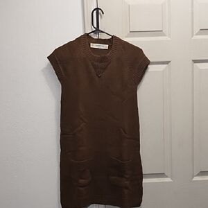 Zara Brown Knit Dress